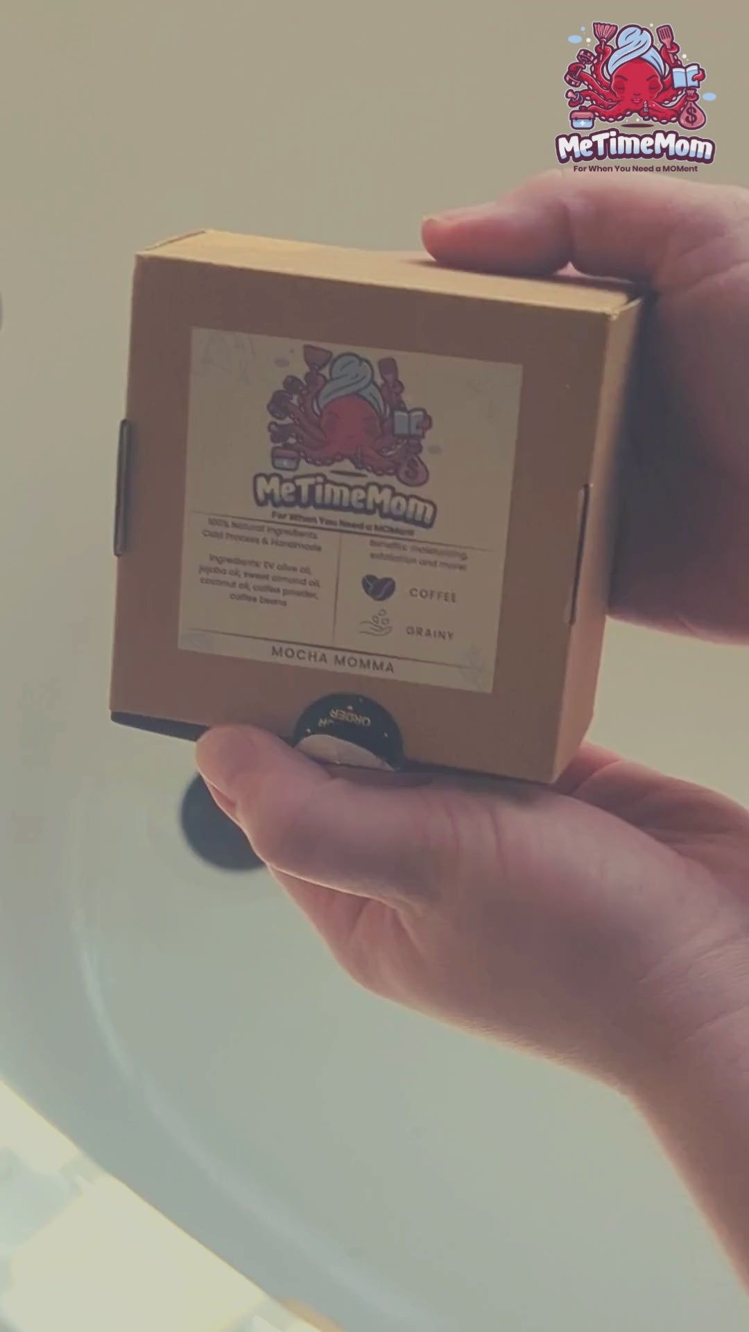 Load video: Mocha Momma | All Natural Soap Bar | 8 oz Artisan Cold Process